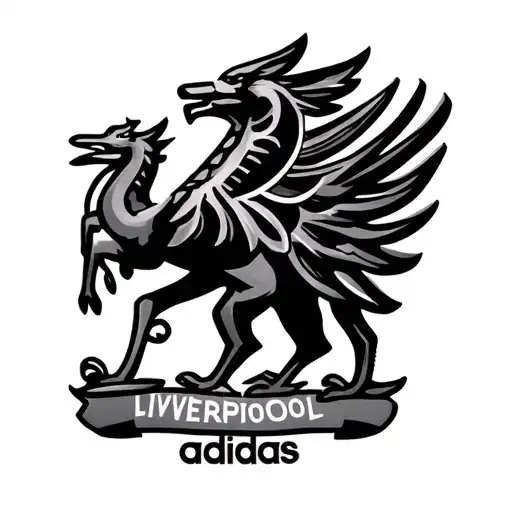 liverpool, virgo, adidas tattoo design idea