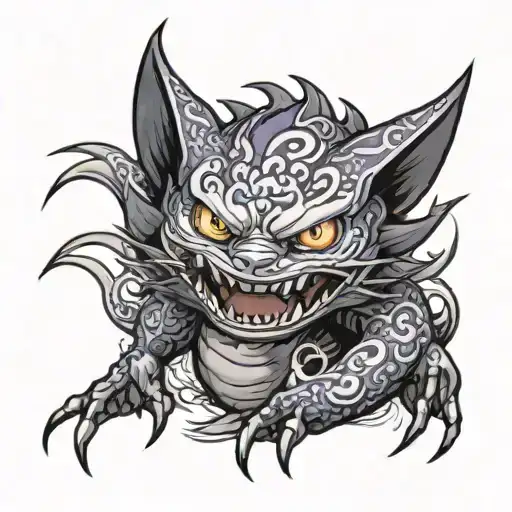 haunter pokemon tattoo design idea