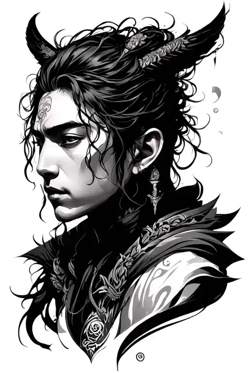 solo levelling, Jin woo, beru and Igris  tattoo design idea