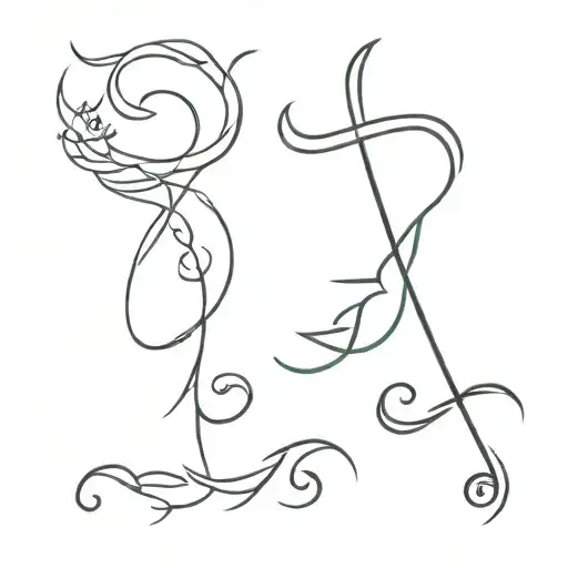 Scorpio Virgo Pisces Gemini symbol tattoo design idea