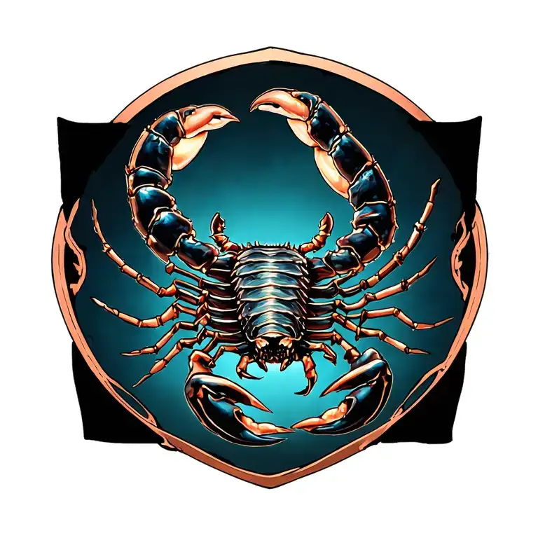 Scorpio Libra tattoo design idea