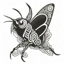 grasshopper tattoo design idea