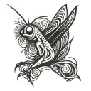 grasshopper tattoo design idea