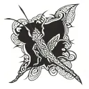 grasshopper tattoo design idea