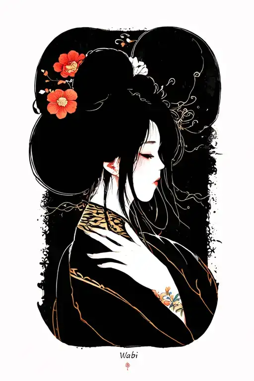 Wabi Sabi tattoo design idea