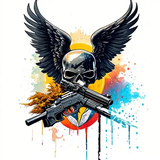 delta force video game tattoo design idea