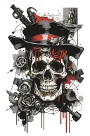 Memento Vivere & Memento Mori tattoo design idea