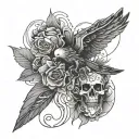 ptsd inside myself tattoo design idea