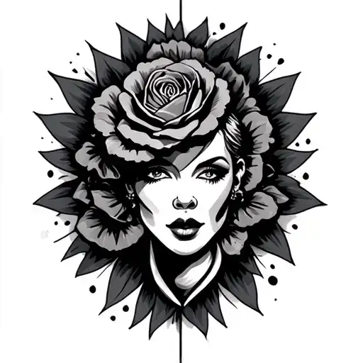 Rockabilly tattoo design idea