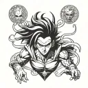 hisoka hunter x hunter tattoo design idea