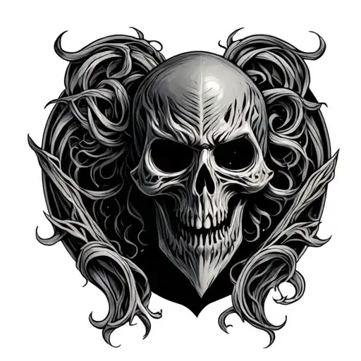 death eater mark tattoo design idea