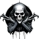 death eater mark tattoo design idea