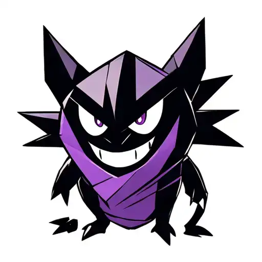 Gengar Pokemon, Kuriboh Yugioh tattoo tattoo design idea