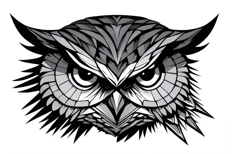 Athena’s Spear Tip or Owl (Minimalist)	•	A fine-line owl head or a spearhead with light geometric styling. tattoo design idea