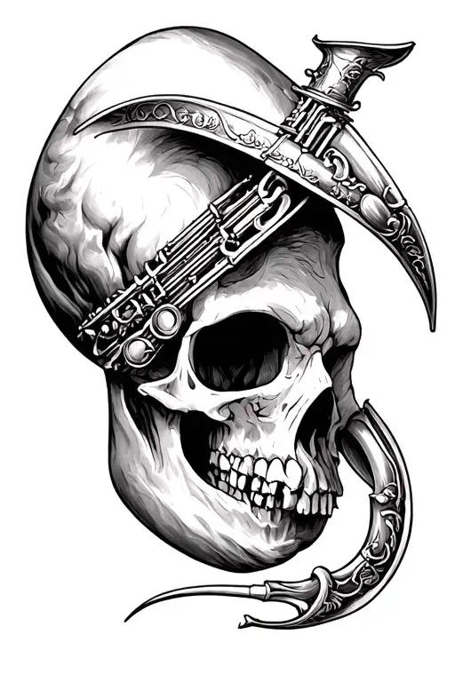 english saxon tattoo design idea