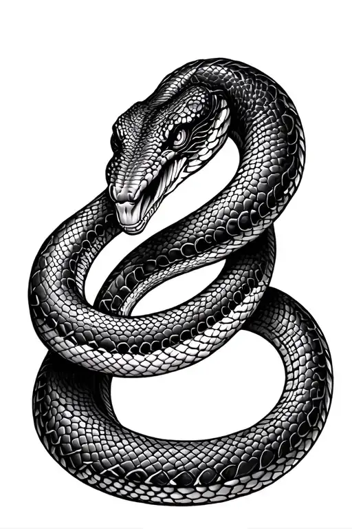 SNAKE WRAPPED AROUND MY ARM TATTOO COATING tattoo design idea