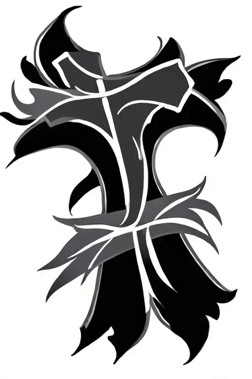 Ethiopian cross tattoo tattoo design idea