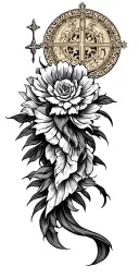catholic tattoo design idea