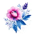 sofia flora tattoo design idea