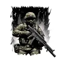 Army Ranger tattoo design idea