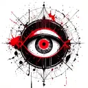 •	Central Element: A minimalist third eye at the center, symbolizing intuition and inner vision.•	Sacred Geometry Halo: tattoo design idea