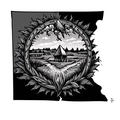 Nebraska tattoo design idea