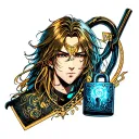 Michael kaiser de  blue lock tattoo design idea