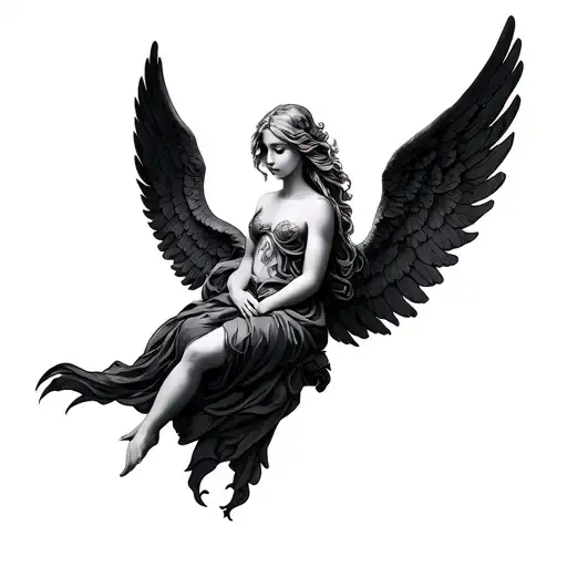 Ophanim Angel tattoo design idea