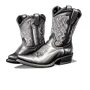 Cowboy Boot tattoo design idea