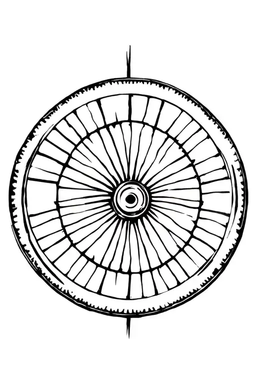 Darius tucker wagon wheel tattoo design idea