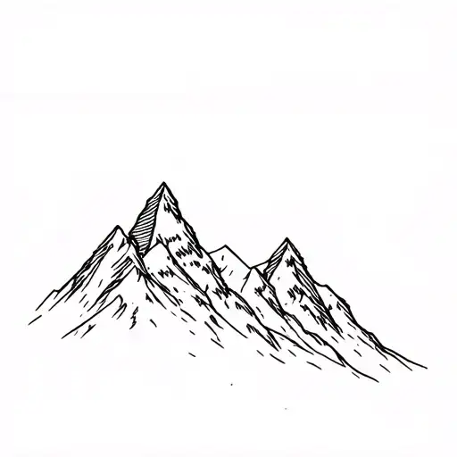 Matterhorn tattoo design idea