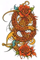 Combine Scorpio Sagittarius Libra Tattoo inspired tattoo design idea