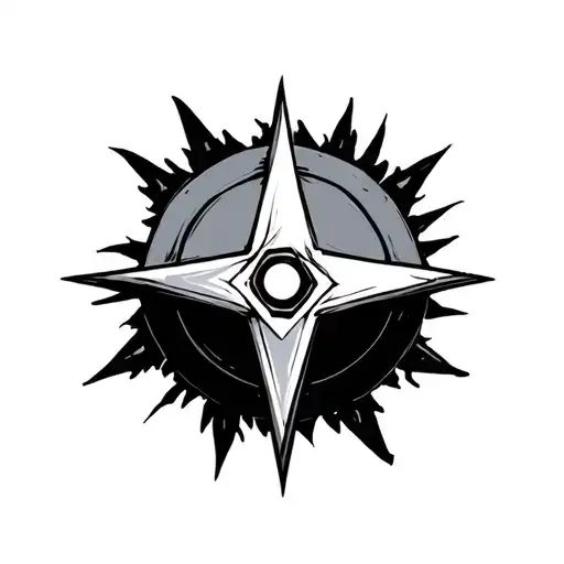 Shuriken tattoo design idea