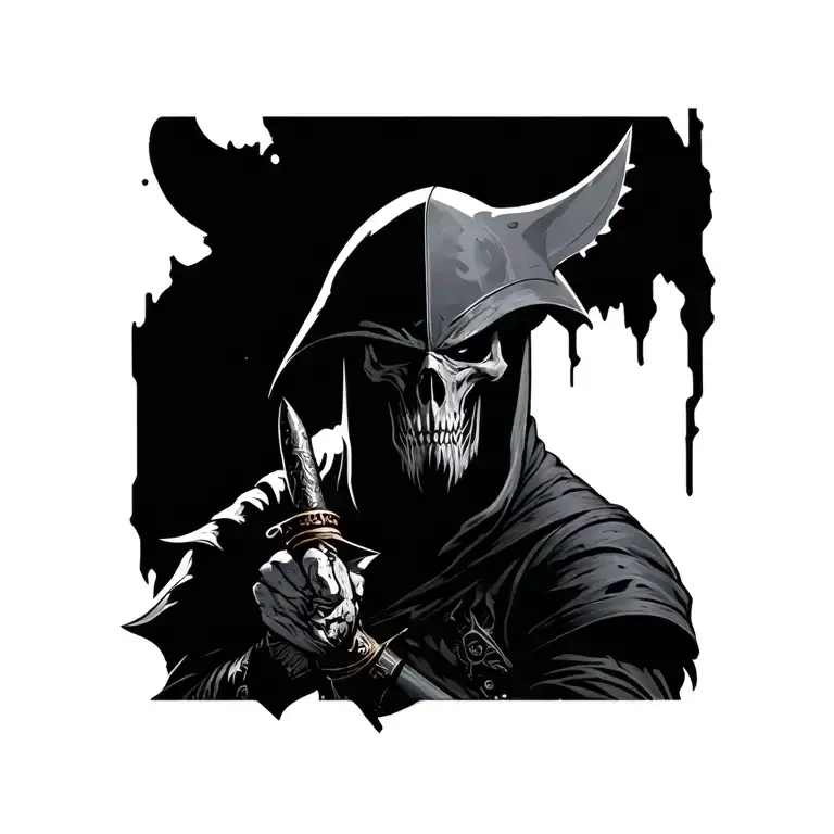 sabre tattoo design idea