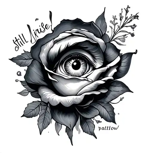 still I rise tattoo design idea