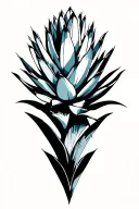 Agave plant tattoo design idea