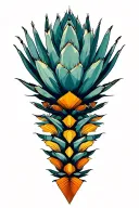 Agave plant tattoo design idea