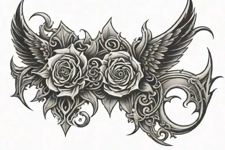 Valkunt and forarm band tattoo tattoo design idea