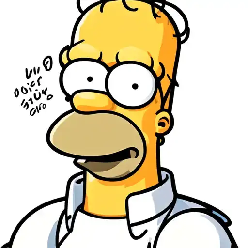 Homer Simpson getting stoned tattoo design idea