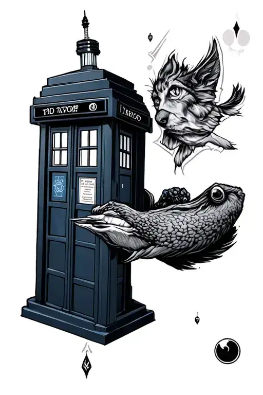 doctor who inspired tattoo tattoo design idea