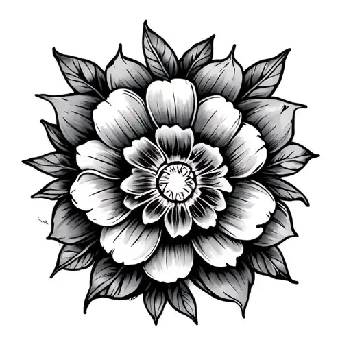 Belly Button tattoo design idea