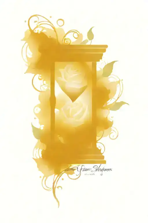 Roses heart hourglass Jessica maddison family tattoo design idea