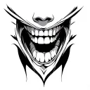 Throat tattoo design idea