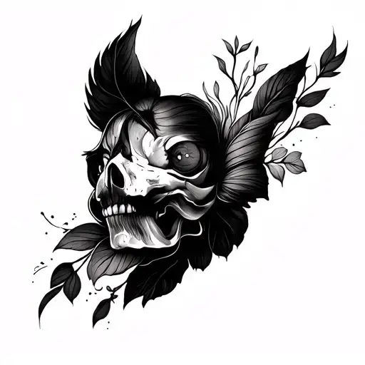 Tattoo Black & Grey Realism, Fine Line, Whip Shading Low voltage, 1RL needle. Surrealist subject: Main fragme tattoo design idea