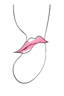 Lip tattoo design idea