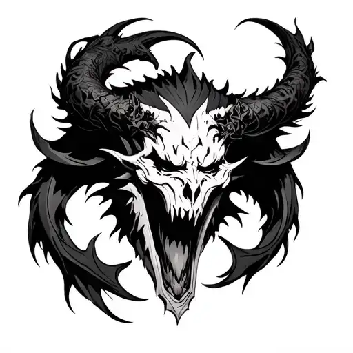 belial tattoo design idea