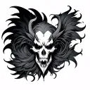 belial tattoo design idea