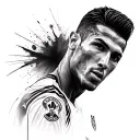 CR7 tattoo design idea