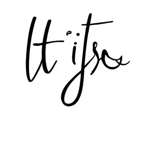 let it go gentle tattoo design idea