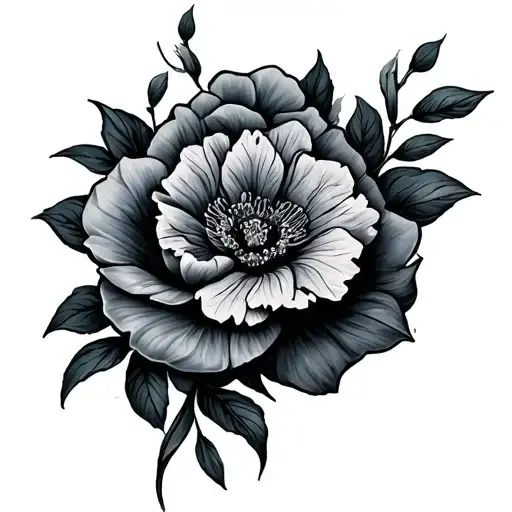 Ovarian Cancer tattoo design idea
